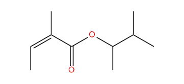 3-Methylbutan-2-yl (Z)-2-methyl-2-butenoate